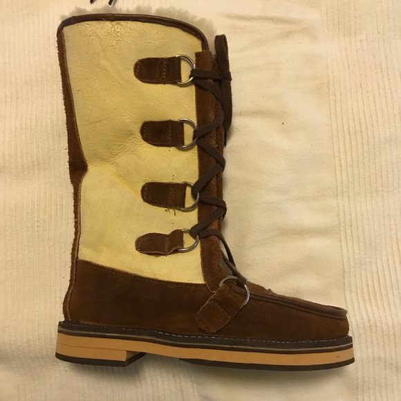 Child’s vintage NWT sheepskin boots New Zealand 4 - Picture 4 of 9